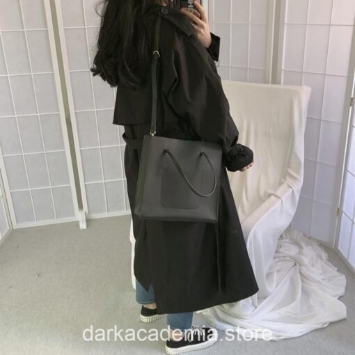 Fashionable Dark Academia Trench Coat
