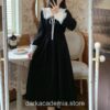 Grace Lace Peter Pan Collar Gothic Academia  Fairy Dress