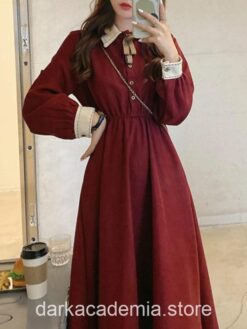 Grace Long Sleeve  Gothic Academia One-Piece Dress